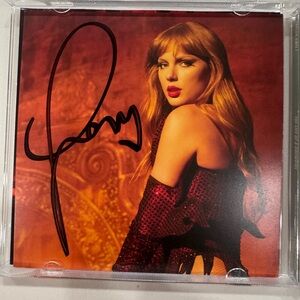 Taylor Swift The Life Of A Showgirl Hand Signed CD #3
